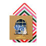 Handmade Christmas Window Personalised Greeting Card, thumbnail 1 of 4