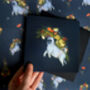 2x Floral Pug Sheets Gift Wrap, thumbnail 5 of 6