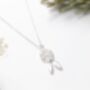 Dainty Dreamcatcher Sterling Silver Necklace, thumbnail 2 of 5