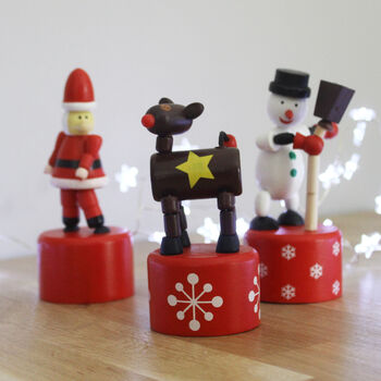 Set Of Three Christmas Push Up Characters, 3 of 4