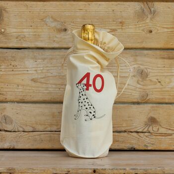 Forty Spots Cotton Bottle Bag, 2 of 2