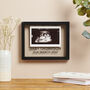 Personalised My First Baby Scan Floating Frame, thumbnail 1 of 4