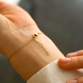 Mother And Son Interlocking Bracelet – Mum Birthstone Gift, 9 of 9