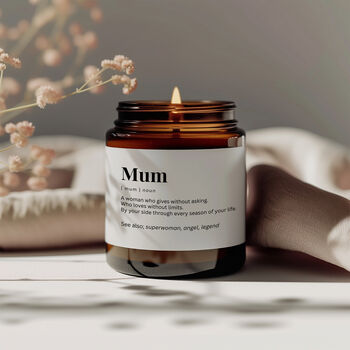 Mothers Day Gift Mum Thank You Candle, 7 of 8