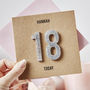 Personalised 18th Birthday Card, thumbnail 1 of 4