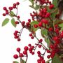 60cm Artificial Christmas Natural Red Berry Wreath, thumbnail 4 of 8