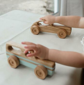 Wooden Toy Car Station Wagon Duck Egg, 10 of 12