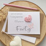 Personalised 40th Birthday Niece Card, thumbnail 2 of 2