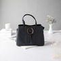 Personalised Black Vintage Style Bag, thumbnail 1 of 9