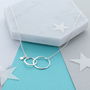 Sterling Silver Infinity Link Star Necklace, thumbnail 1 of 2