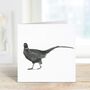 Pheasant Greeting Card For Countryside Lovers, thumbnail 2 of 8