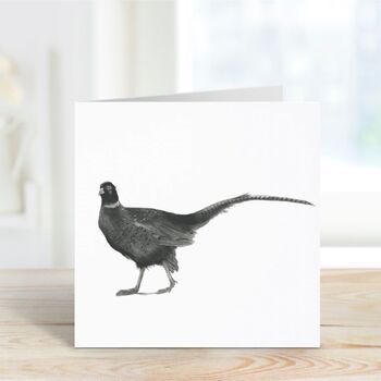 Pheasant Greeting Card For Countryside Lovers, 2 of 8