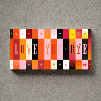 Love You Bye Print Personalised Gift, 7 of 9