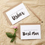 'Thank You For Being My Best Man' Card, thumbnail 2 of 2