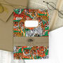 Streak Of Tigers Print A5 Lined Journal, thumbnail 1 of 8