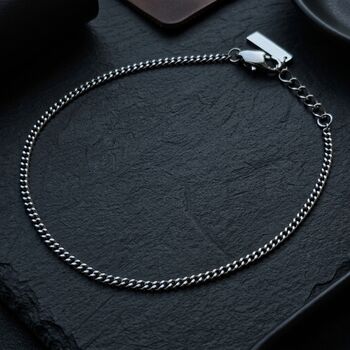 Cuban Link Bracelet Silver, 6 of 8