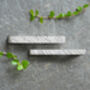 Textured Tie Slide In Solid Sterling Silver, thumbnail 2 of 4