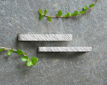 Textured Tie Slide In Solid Sterling Silver, 2 of 4