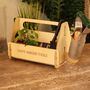 Personalised Wooden Garden Tool Caddy – Gift For Gardener, thumbnail 7 of 11