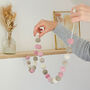 Handmade Multicoloured Felt Ball Garland, thumbnail 2 of 10