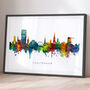 Cheltenham Skyline Cityscape Art Print, thumbnail 1 of 12