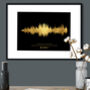 Personalised Limited Edition Sound Wave Print, thumbnail 2 of 9