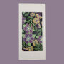 Reusable Eco Friendly Midnight Garden Card Blank Inside Or Optional Handwritten Message, thumbnail 5 of 10