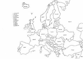 Personalised Map Of Europe, 6 of 6