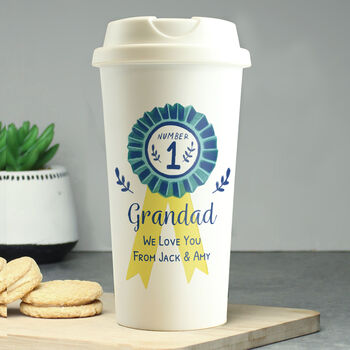 Personalised Number One Travel Mug, 2 of 6