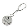 Personalised Silver Colour Compass Keyring, thumbnail 3 of 12