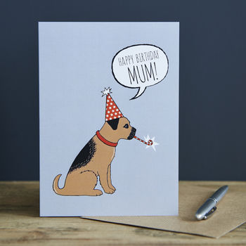 Border Terrier Mum Birthday Card, 2 of 2