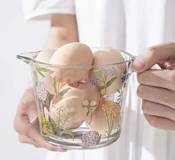 Botanical Design Glass Measuring Cup, 2 of 3