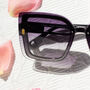 Front Lens Glitter Butterfly Sunglasses In Black, thumbnail 2 of 4