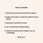 Personalised Grandma Print, Gift For Grandma, thumbnail 4 of 6