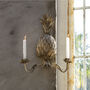 Antique Style Pineapple Wall Sconce, thumbnail 1 of 3