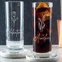 Personalised Birth Flower Glass Birthday Gift For Wife Mum, thumbnail 1 of 7