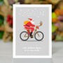 Funny Bike Lovers Christmas Card, Santa On A Bike, thumbnail 6 of 7