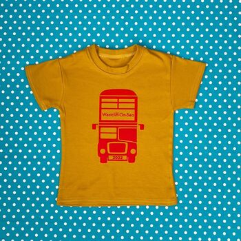 Personalised London Bus Childrens T Shirt, 2 of 4