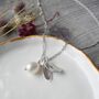 Snowberry Freshwater Pearl Necklace, thumbnail 2 of 5