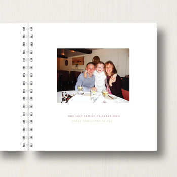 Personalised First Christmas In New Home Memory Book, 2 of 10
