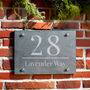Personalised Large Number Slate House Sign, thumbnail 1 of 4