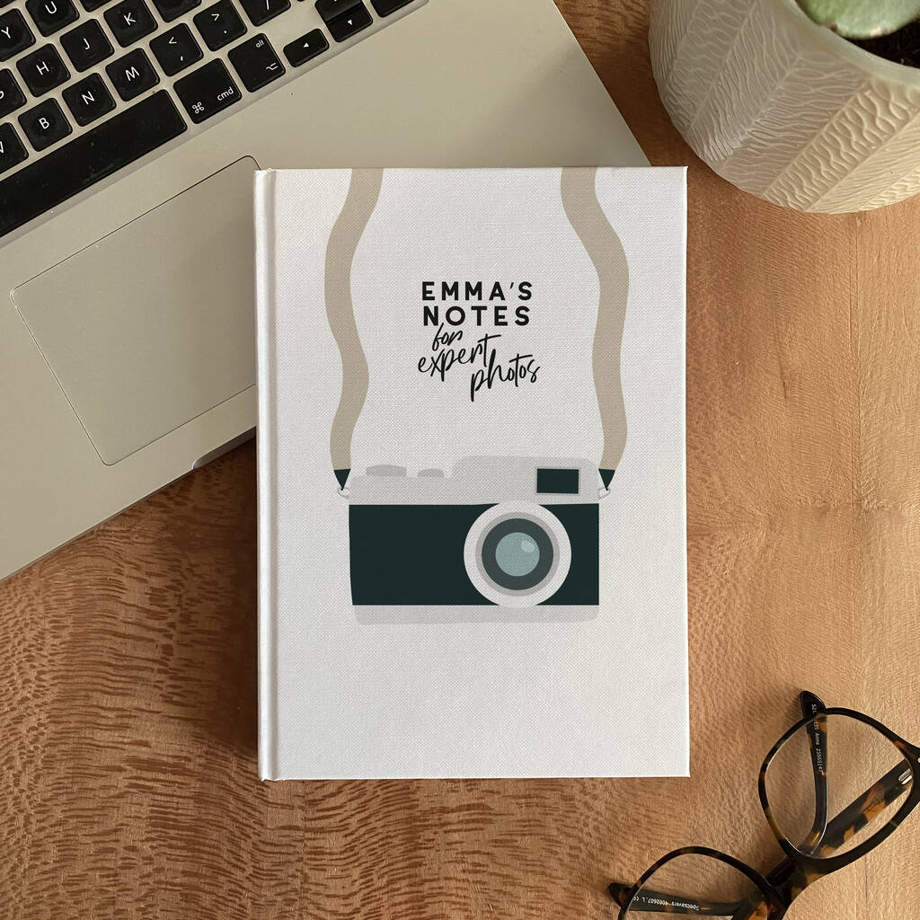 Personalised Photography Hardback Notebook By Proper Goose