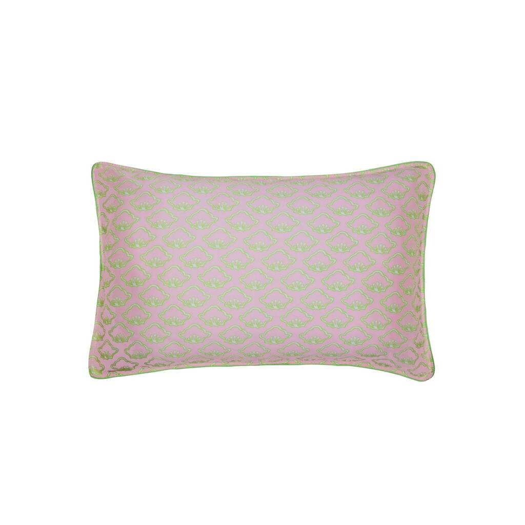 Silk Pillowcase Lily Pad By JESSICA RUSSELL FLINT