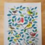 Garden Birds Riso Art Print By Peski Studio, thumbnail 4 of 4