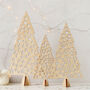 Christmas Tree Set, Star Cutout Design, thumbnail 4 of 5