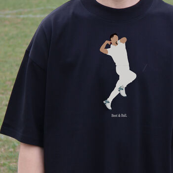 Jimmy Anderson England Cricket Oversized T Shirt, 6 of 10