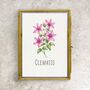 Wildflower Floral Table Name Card, thumbnail 8 of 13