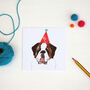 St. Bernard Birthday Card, thumbnail 2 of 2