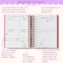 Personalised Luxury 2026 Weekly Diary| Planner| Mulberry Candy Stripe, thumbnail 9 of 11