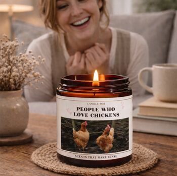 Chicken Gifts Funny Chicken Lover Candle, 7 of 8